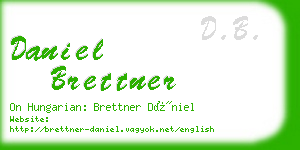 daniel brettner business card